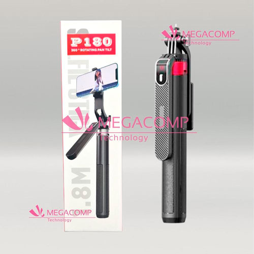 Selfie Stick, trípode retráctil de 40 pulgadas para teléfono con control  remoto inalámbrico y luz, trípode portátil para selfie stick para  fotografía
